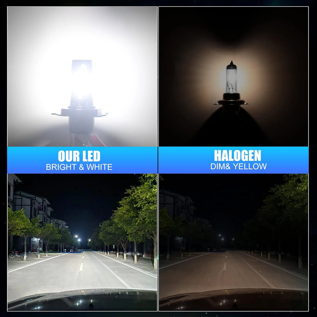 XSTORM H4 9003 HB2 LED Headlight Bulbs Canbus High Low Beam Car Light Turbo Led Diode Lamp