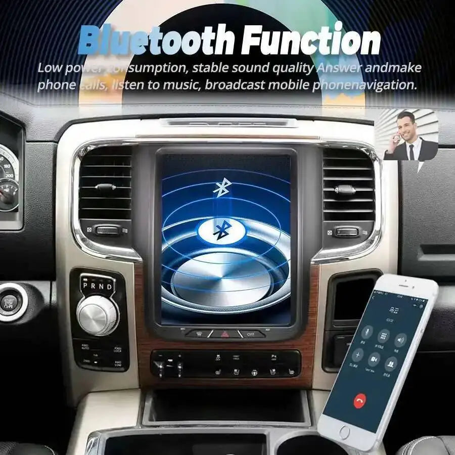 256GB Car Android 13 IPS Screen For Dodge RAM 1500 2011-2017 Radio Multimedia Stereo Video | AUTOKITSHOP