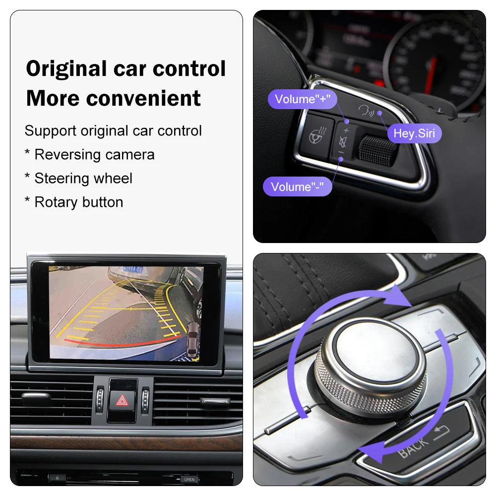 Wireless CarPlay for Audi A6 A7 2012-2018, with Android Auto Interface Mirror Link AirPlay | AUTOKITSHOP