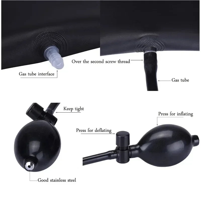 1/2/4Pcs Adjustable Air Pump Bag Positioning Air Bag Wedge Inflatable Lift Pad for Door and Wind - Automotive LED Light