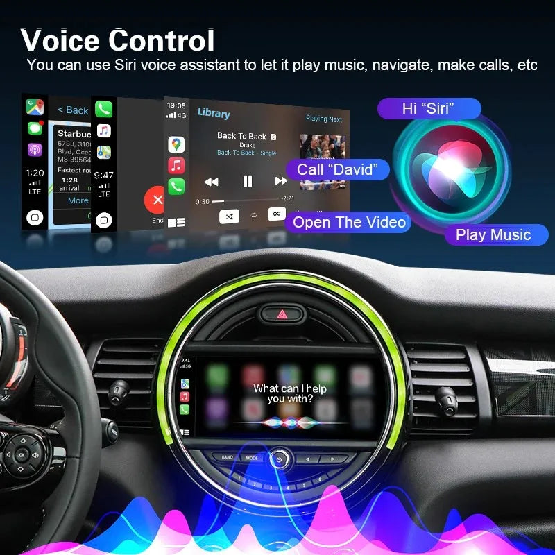 Wireless CarPlay For BMW 1 2 3 4 5 7 Series E70 F10 X1 X3 F25 F26 F48 MINI X4 X5 X6 F56 F1