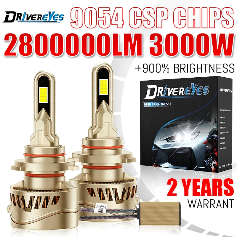 Ultra Bright H7 H4 LED Headlight Canbus 880 H11 H1 9012 9005 Turbo Auto Headlamp for Car 3