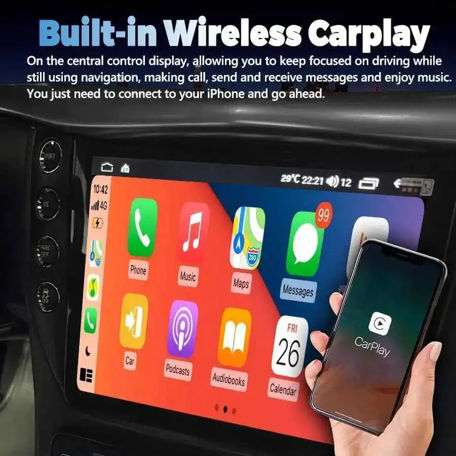 RHD 10.4inch Android 15 Car Radio For Maserati GranTurismo GT GC 2007- 2017 Stereo Carplay | AUTOKITSHOP