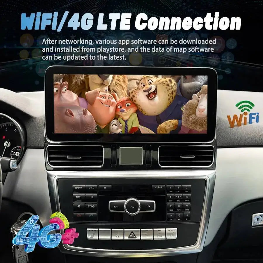 12.8Inch Car Radio Multimedia For Mercedes Benz ML NTG 5.0 2013-2015 Android 15 Player GPS