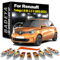LED Interior Light Kit for Renault 1993-2017 - Canbus Error-Free Interior Bulbs