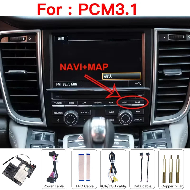 Wireless Carplay Module Android Auto Adapter For PCM3.1 PCM 4.0 Panamera Cayenne Macan Cay