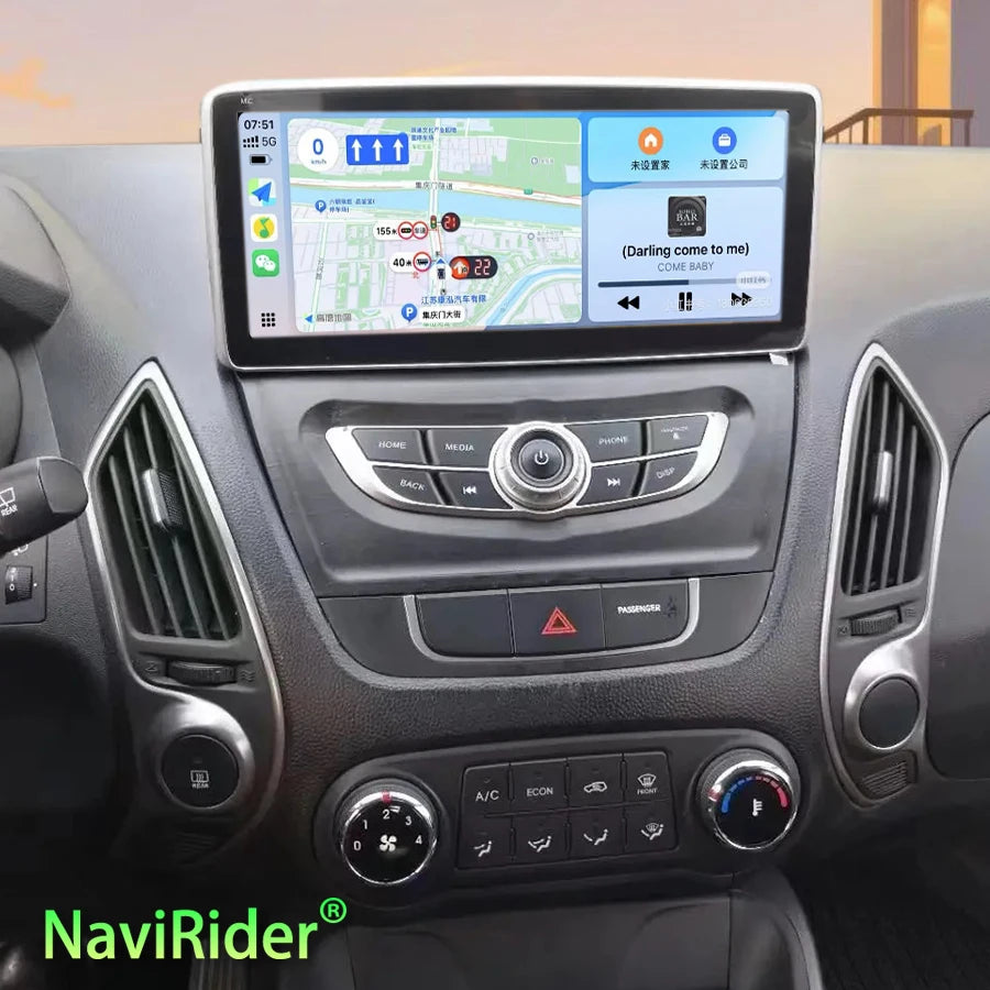 For Hyundai IX35 Tucson 2012-2017 Android 15 Multimedia Video Player GPS Navigation Carpla