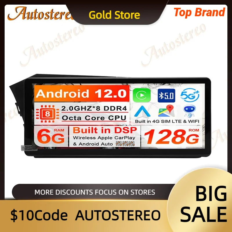 Carplay Android 13 Car GPS Navigation For Hyundai Elantra 2020 2021 2022 Auto Stereo Multi