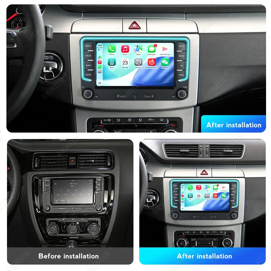 Android 15 BT Central Multimedia Intelligent Car radio system For Volkswagen Golf 5 POLO P