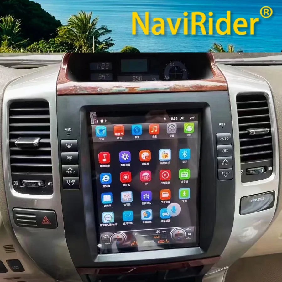 10.4" For Prado 120 Lexus GX470 For Toyota Land Cruiser 2002 - 2009 Radio Android 15 Stere | AUTOKITSHOP