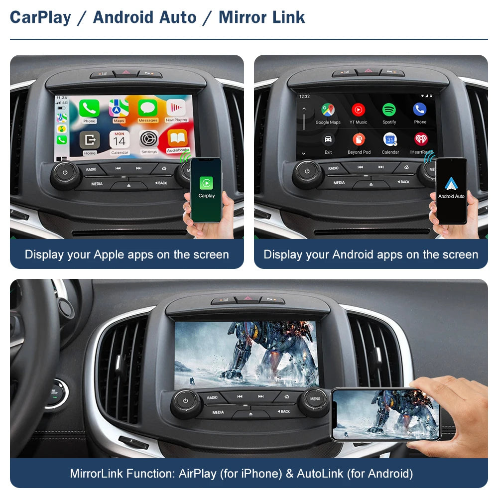 Wireless CarPlay for Buick LaCrosse 2013-2019 Android Auto Interface Mirror Link AirPlay C | AUTOKITSHOP