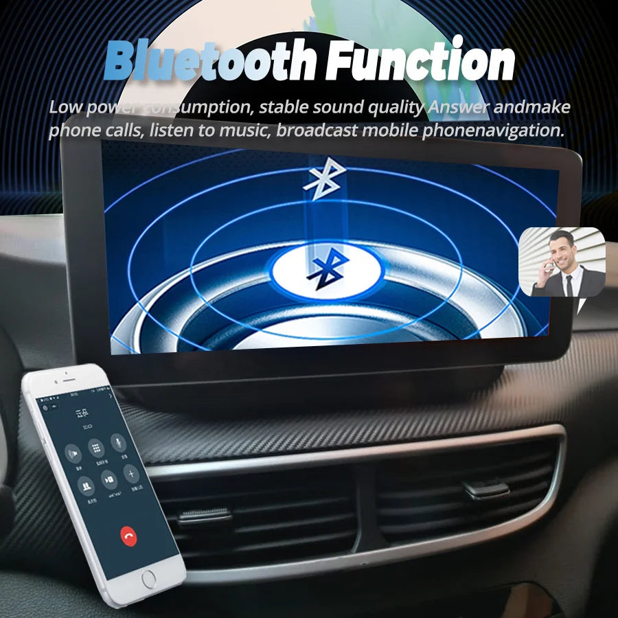 For Hyundai Tucson 2019 2020 Stereo GPS Multimedia Radio Video Player 12.3" 1920*720 Qled