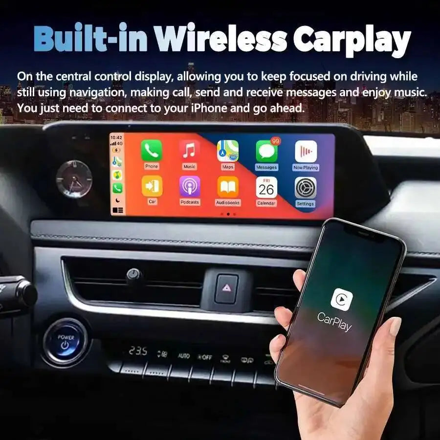 LHD RHD 10.25inch Android15 Navigation GPS BT Car Radio For Lexus UX UX200 UX250h Car Mult | AUTOKITSHOP