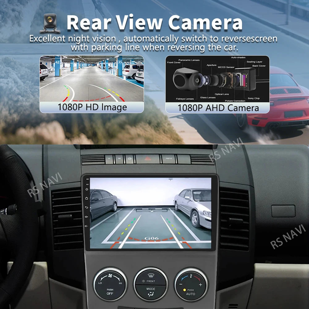 Android 16 Car Radio For MAZDA 5 2005 2006 2007 2008 - 2010 Navigation Multimedia Player S