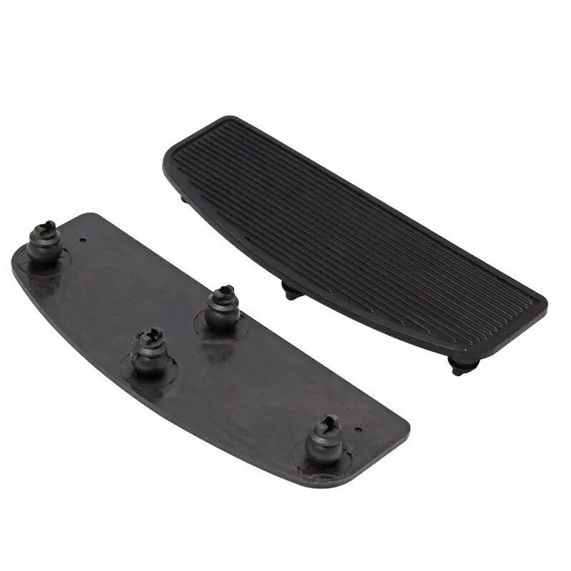 Motorcycle Black Front Rubber Rider Insert Footboard Floorboard Foot Peg For Harley Touring 1986 - Automotive LED Light