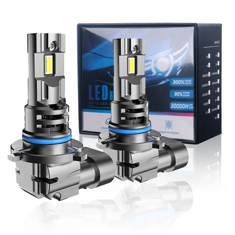 High Power 9005 9006 Car LED Headlight 1:1 Mini Size Headlamp Lamp Super Bright Plug And P