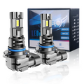 High Power 9005 9006 Car LED Headlight 1:1 Mini Size Headlamp Lamp Super Bright Plug And P