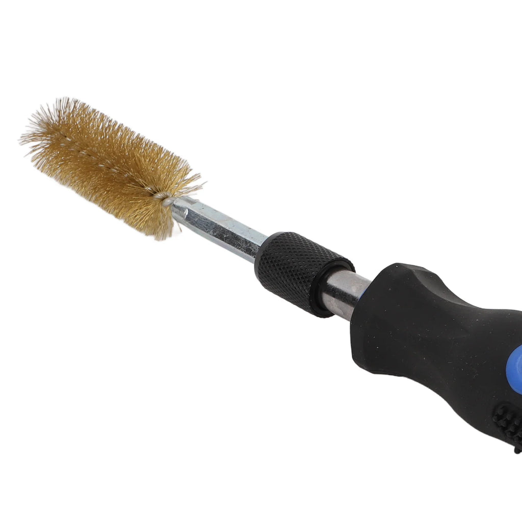 19Pcs/Set Cylinder Heads Cleaning Kit Rust Resistant Diesel Injector Seat Cleaning Brush Tool Un - Automotive LED Light