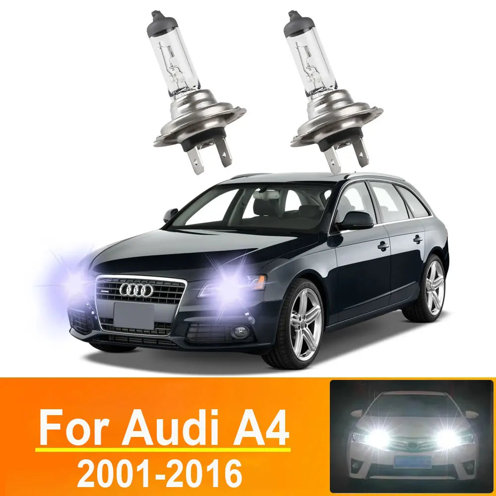 2-Piece LED Interior Light Kit for Audi A4 2001- 2007 - Canbus Dome Map Door Trunk Bulbs | AUTOKITSHOP
