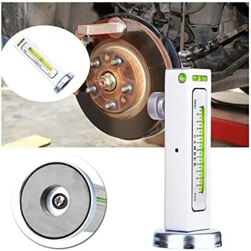Automobile Four-wheel Positioning Magnetic Level Truck Wheel Alignment Tools Camber Castor Strut - Automotive LED Light