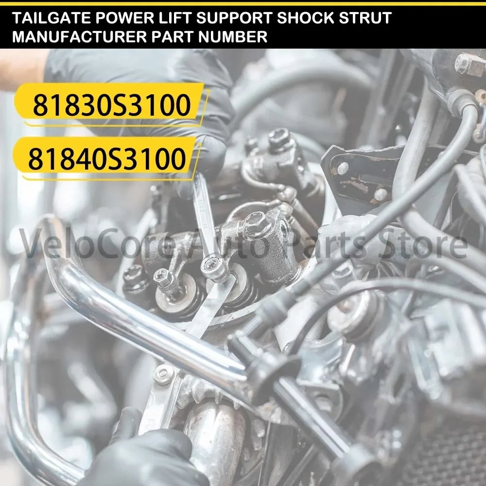 Tailgate Electric Lift Support Rod 81830S3100 Right 81840S3100 Left Suitable for 2018-2020 | AUTOKITSHOP