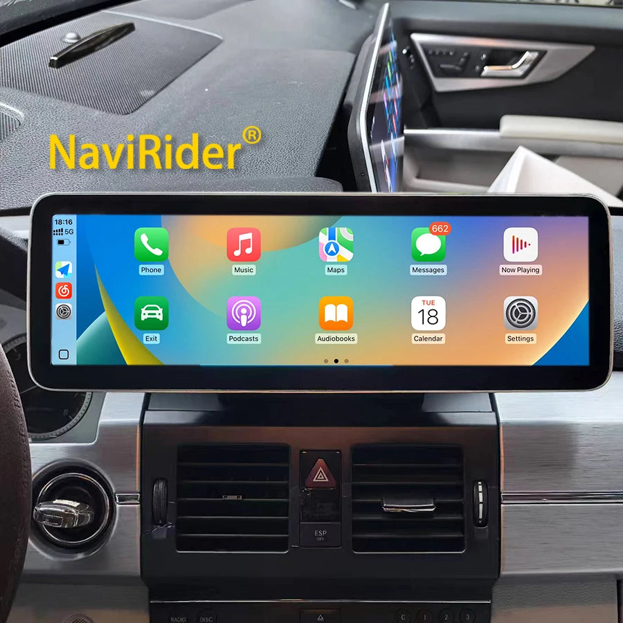 GPS Touch Screen For Mercedes Benz GLK 280 260 GLK300 350 X204 2009-2015 14.9inch Carplay