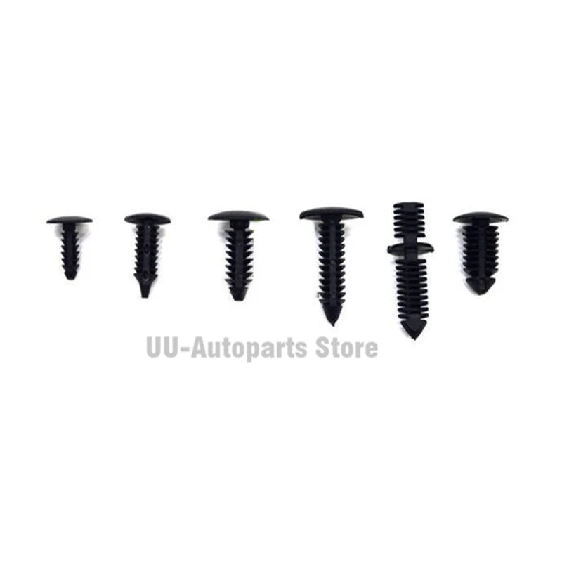 146Pcs/set Universal Trunk Boxed Buckle Auto Rivets Plastic Car Clamps Molding Fasteners C