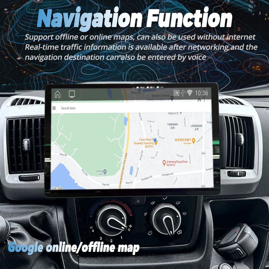 12.5" For Fiat Ducato For Peugeot Boxer For Citroen Jumper 2K Car Radio 2 Din Android Carp