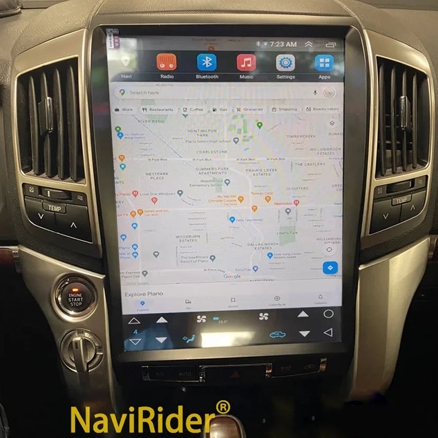 15.6 Inch Android 15 Radio For Toyota Land Cruiser 200 LC200 2012 - 2008 Screen Navigator  | AUTOKITSHOP