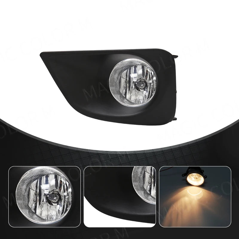 For Toyota Vios/Yaris Sedan 2013 2014 2015 2016 2017 Led Fog Light Daytime Running Lamp DR | AUTOKITSHOP