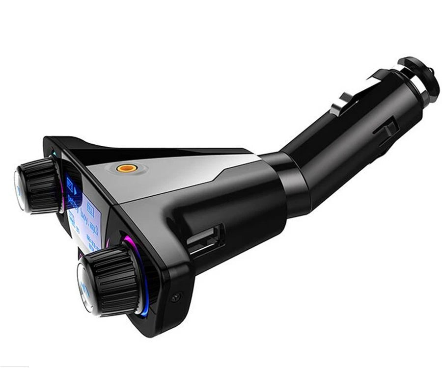 FM Transmitter Aux Bluetooth Handsfree Car Audio MP3 Charger USB