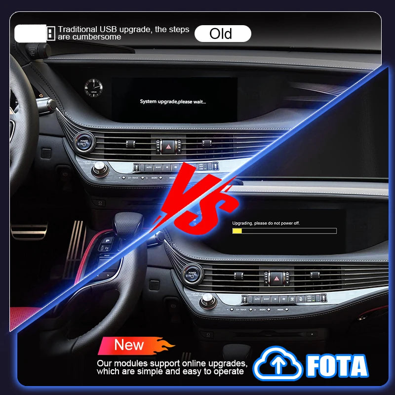Wireless New CarPlay Kit for Lexus LS 2012-2022, with Android Auto Interface AirPlay Mirro