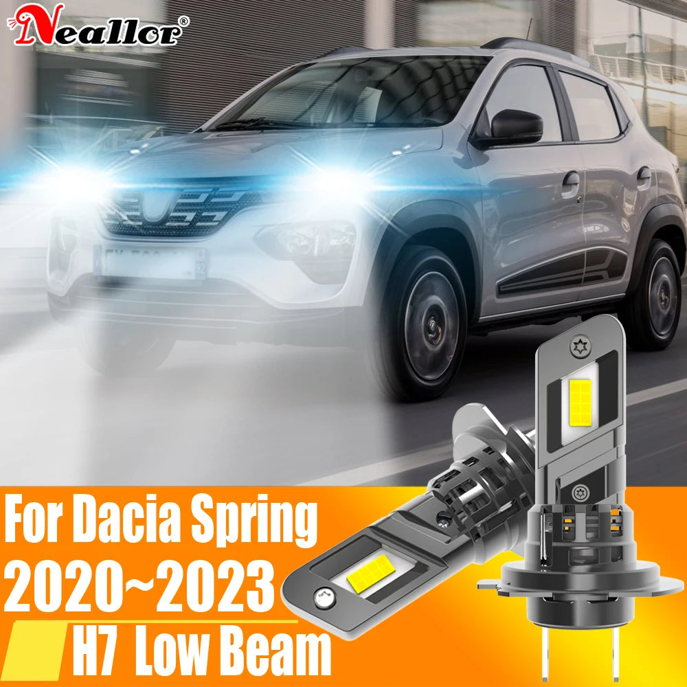 2x High Power H7 Led Headlight Canbus No Error H18 Car Bulb 6000K White Light Moto Diode L