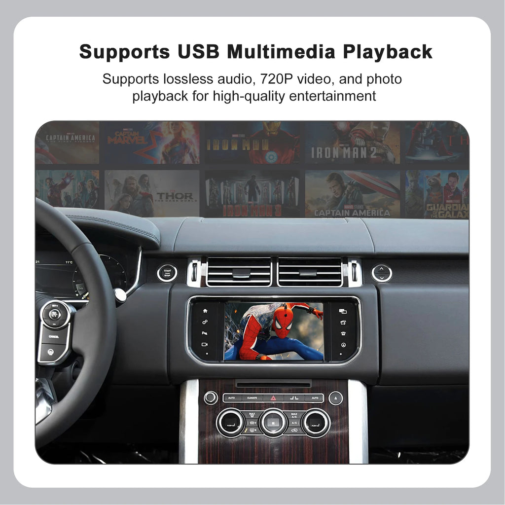 For Land Rover Jaguar Bosch Discovery4 Evoque Freelander2 XE XF XJL Wireless Carplay Andro