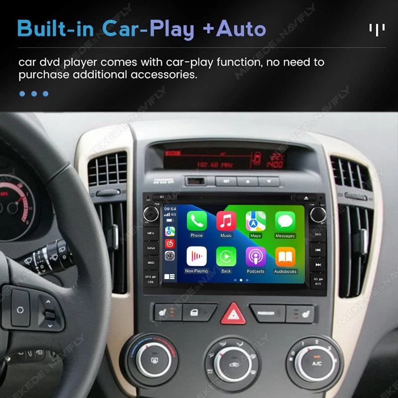 For KIA CEED 2010 2011 2012 Venga 10-16 Carplay WIFI Stereo 7" Car Radio Android All in On | AUTOKITSHOP