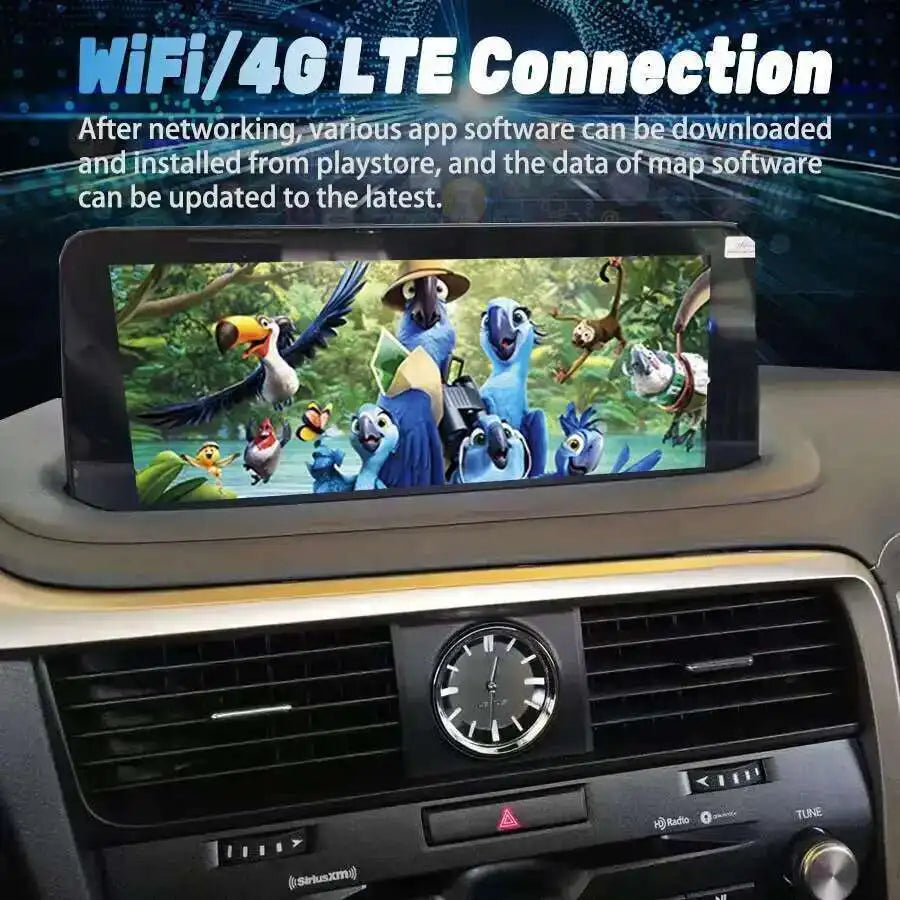 For Lexus RX Lexus Rx300h RX350 RX300 12.3Inch Screen Car Radio Navigation GPS Multimedia