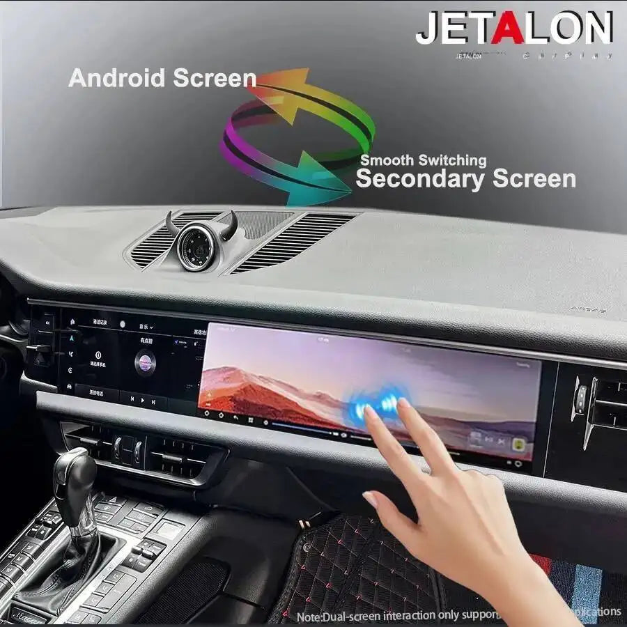 12.3" Dual Screen Android Car Multimedia Video Player For Porsche Macan 2018-2024 GPS Navi | AUTOKITSHOP