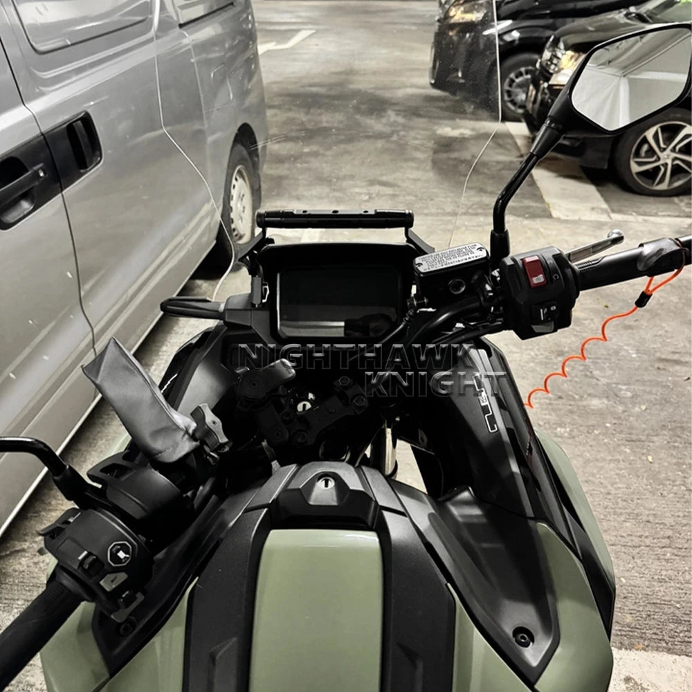 Motorcycle Aluminium Navigation Bracket Extension Bracket GPS Holder Modified Accessorie For HON - Automotive LED Light
