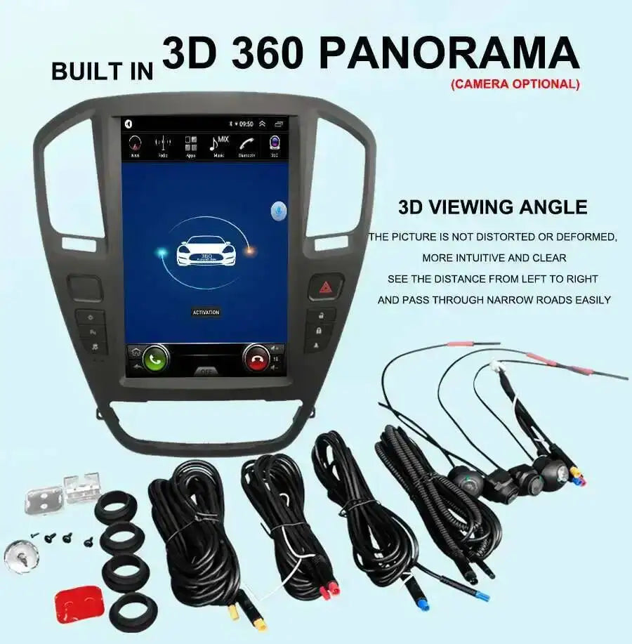 Vertical Screen Android 15 Radio For Opel Insignia Buick Regal 2008-2013 Car Auto Stereo C | AUTOKITSHOP