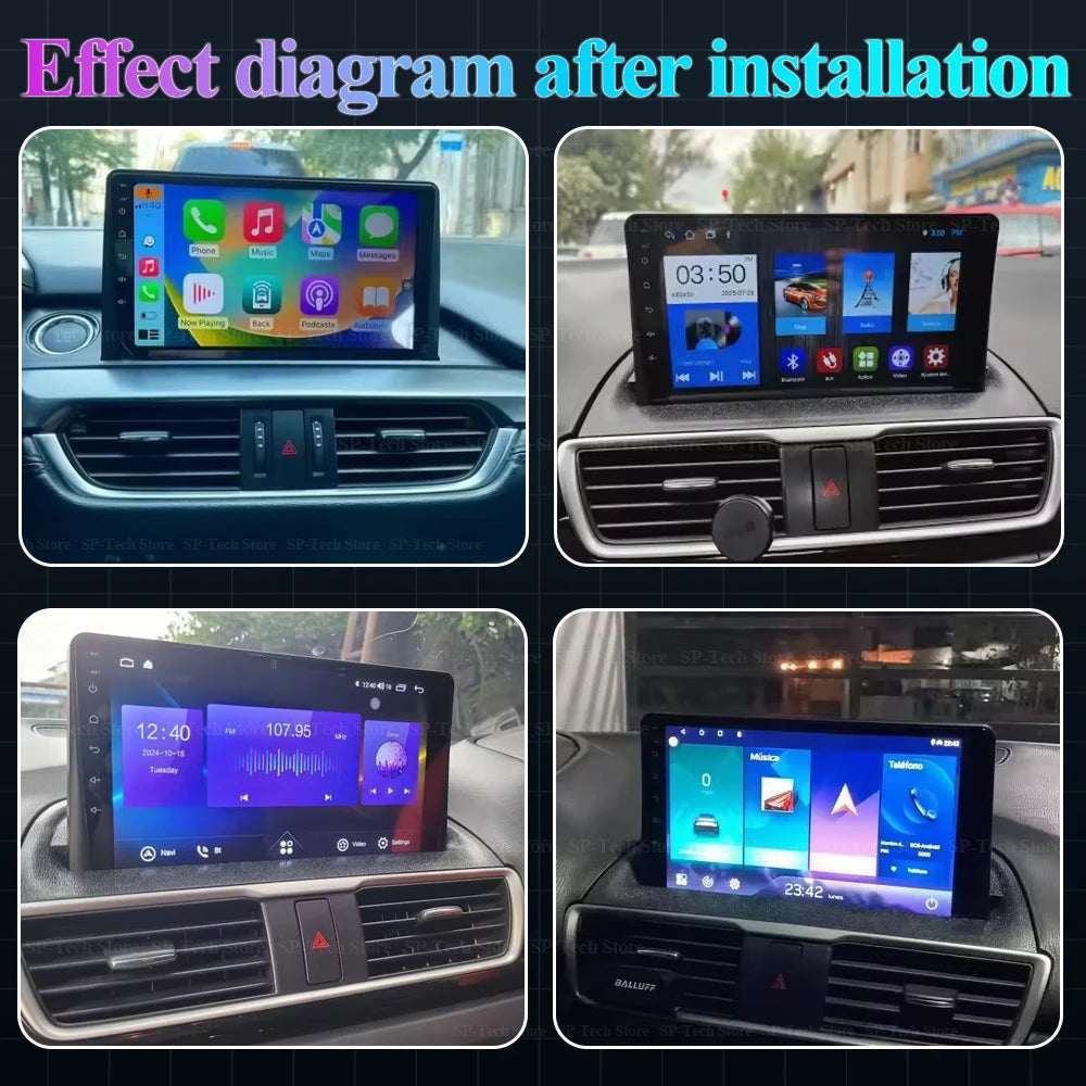 Android 16 Wifi Car Radio For Mazda 3 Axela 2014 - 2019 Mazda Cx-4 Cx4 2016 -2018 Head Uni | AUTOKITSHOP