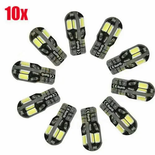 W5W T10 LED Bulbs Canbus 5730 8SMD 194 168 LED Car Interior Map Dome Lights Parking Light