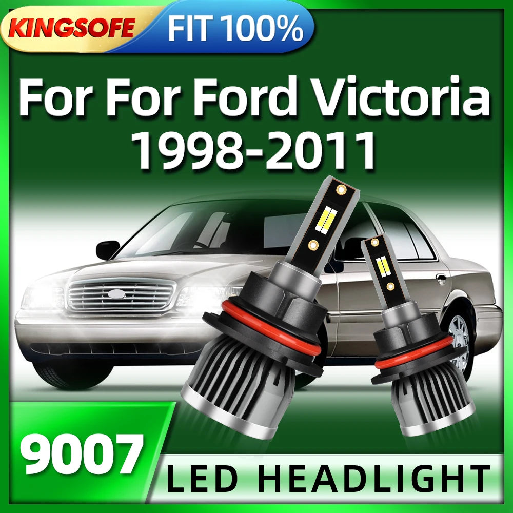 Roadsun 30000LM 180W 9007 LED Car Headlight 6000K Auto Lamp For Ford Victoria 98 99 2000 0