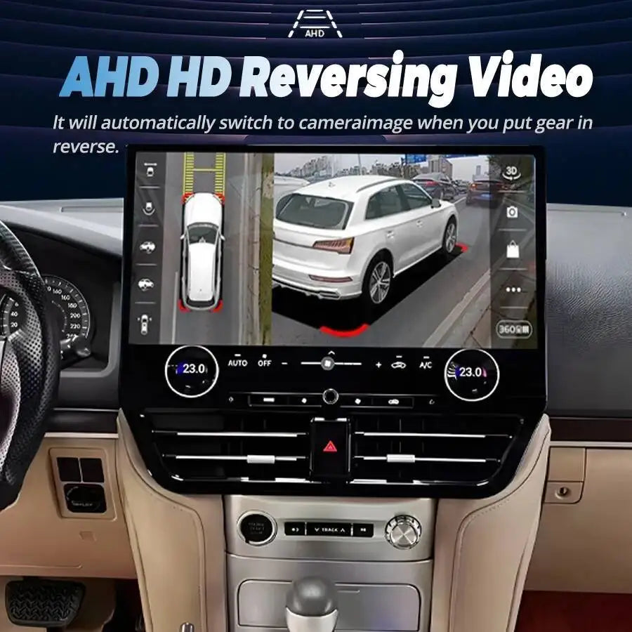 Car Multimedia Player Stereo GPS Navigation 19.8" Carplay For Toyota Land Cruiser LC200 LC | AUTOKITSHOP