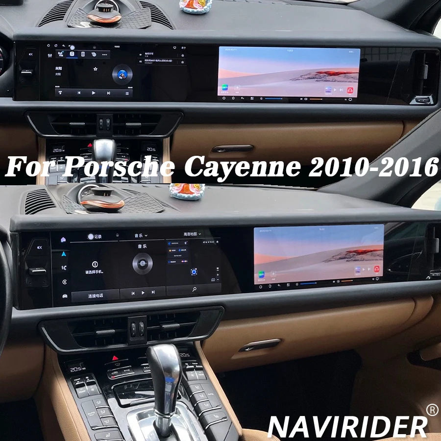 12.3+12.3Inch Android Carplay For Porsche Cayenne 2010-2016 Upgraded Interactive Dual Scre | AUTOKITSHOP