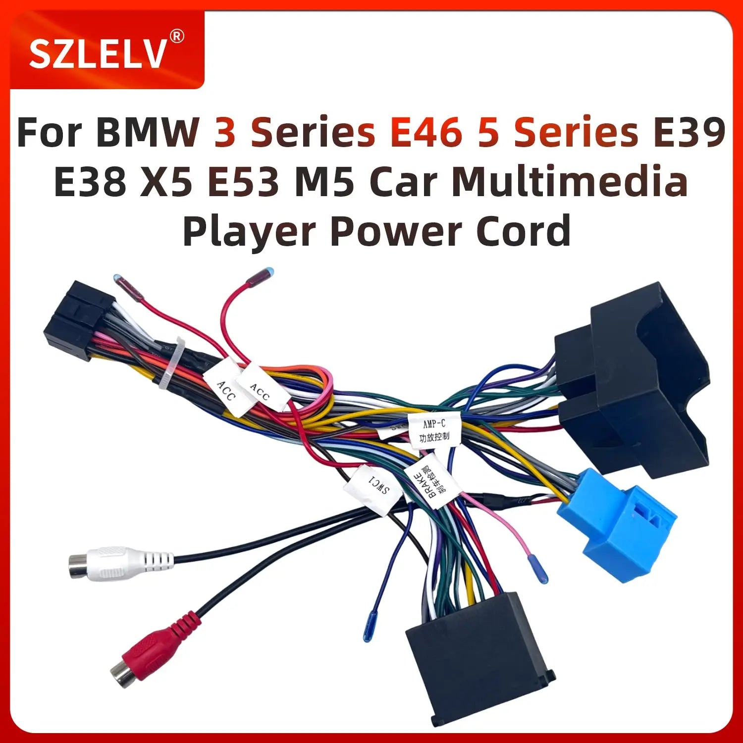 Car Radio in Car Multimedia Video Player Suitable for BMW E39 E46 E53 Audio Amplifier Powe