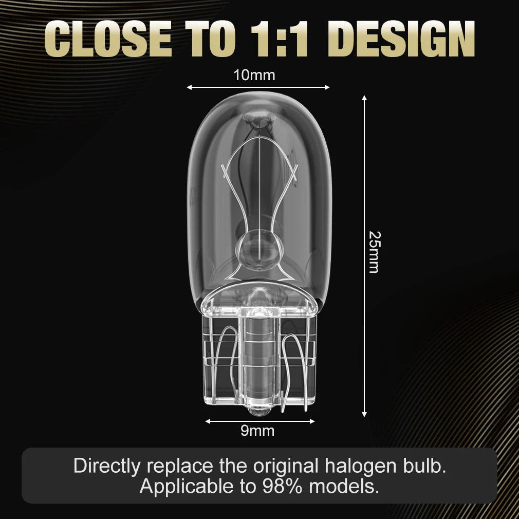50-Piece LED Interior Light Kit for W5W T10 - Canbus Error-Free Interior Bulbs