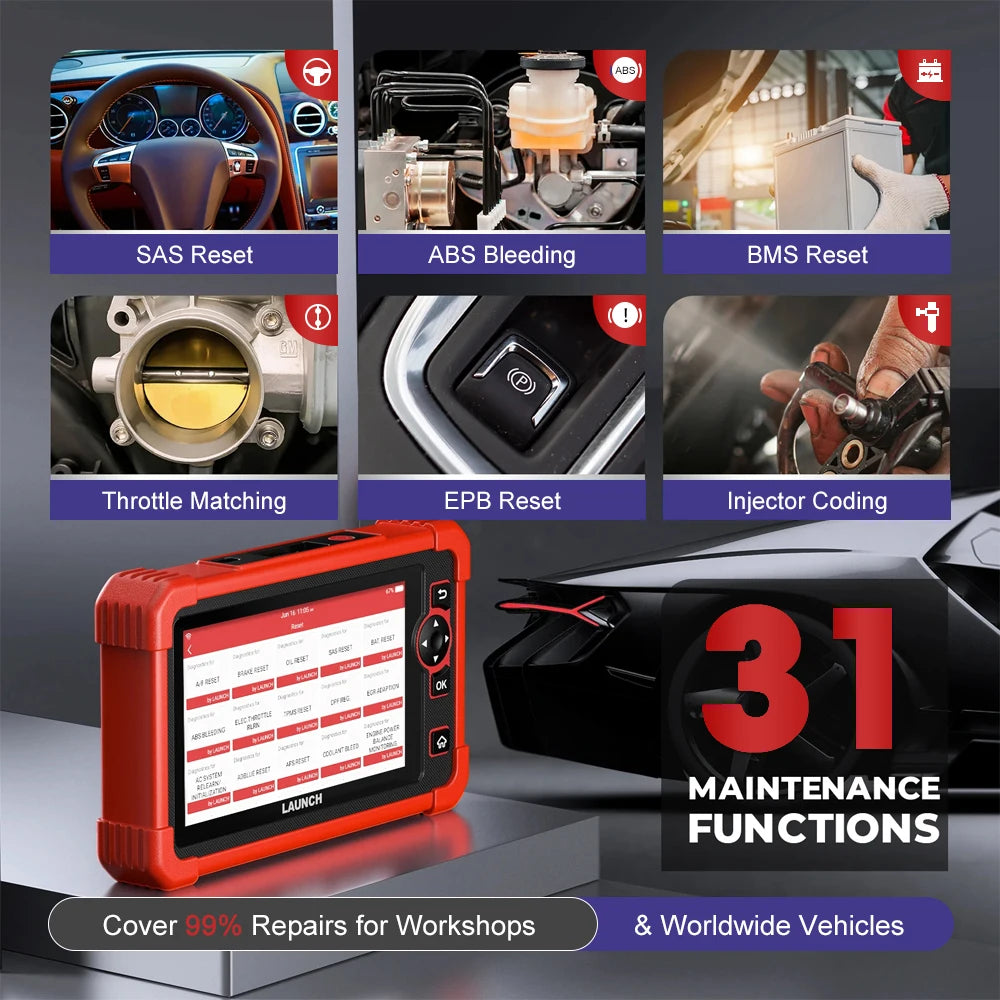 LAUNCH X431 CRP919X Car Diagnostic Tool DBScar VII VCI Auto OBD OBD2 Scanner Active Test E | AUTOKITSHOP