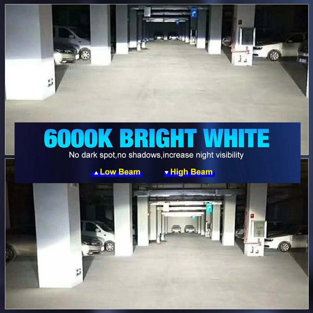 H7 H4 LED CANBUS Bulb H11 9005 HB3 9006 HB4 800000LM Led Headlamp Super Bright Wireless Au