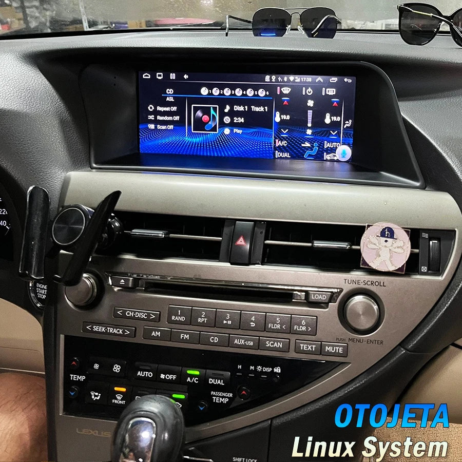 10.25“ Linux Car Multimedia Video Player Screen For Lexus Rx Rx270 Rx350 450 2009 2010 201
