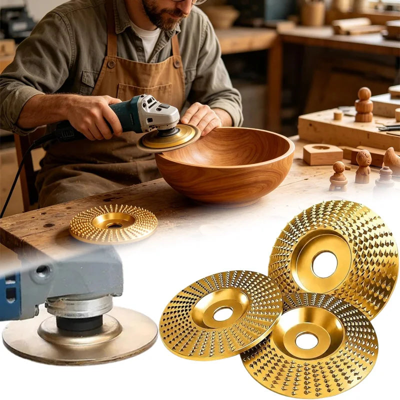 16mm Inner Diameter 3pcs Woodworking Carving Wheel Polishing Wheel Versatile Abrasive Sanding Di - Automotive LED Light